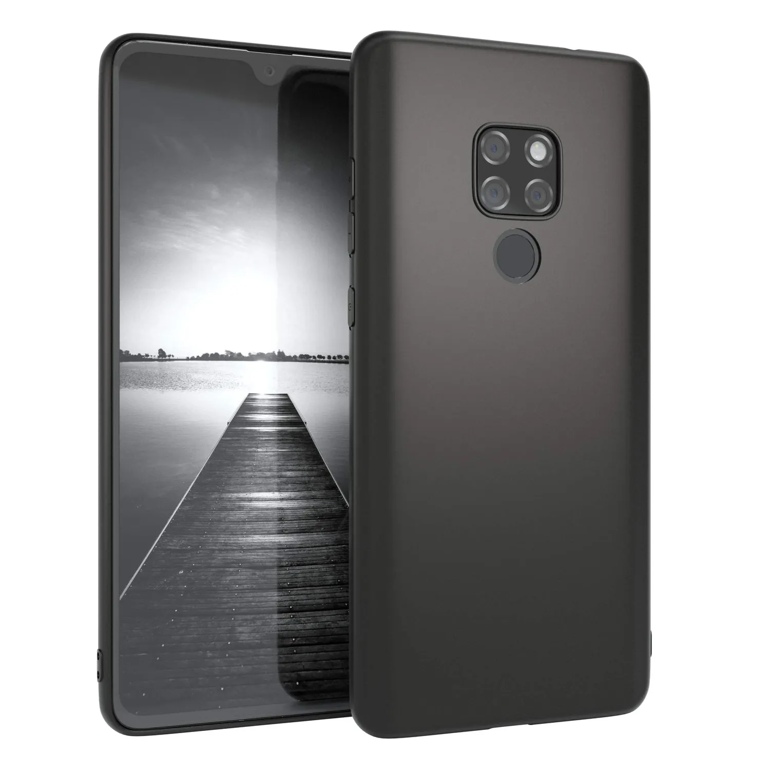 EAZY CASE Huawei Mate 20 Klapphülle Schwarz Book