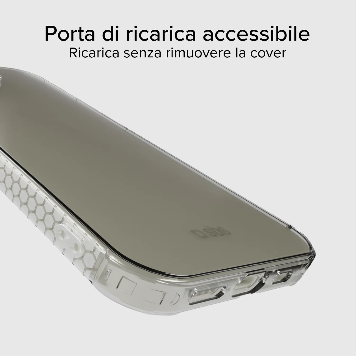 SBS Extreme X2 iPhone 14/13 Hülle transparent robust