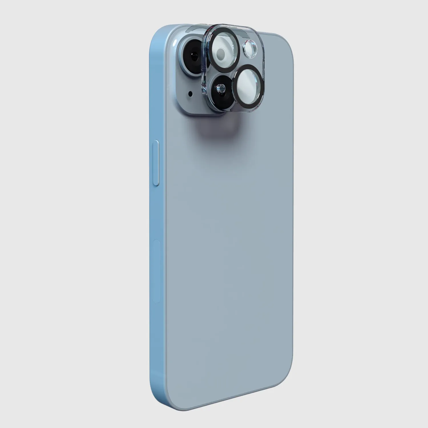 SBS D3O Kameraglas iPhone 15/15 Plus schwarz