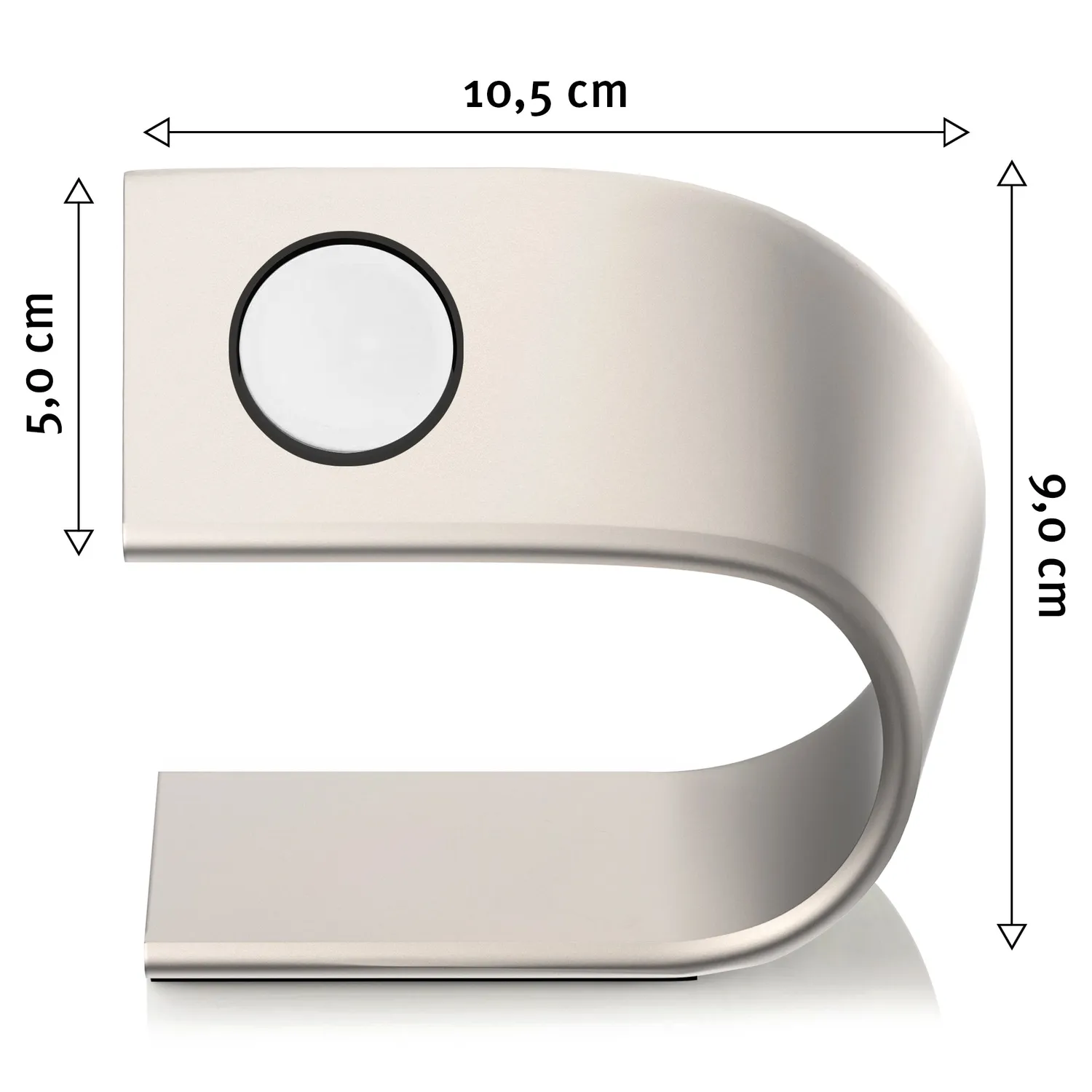 arktisband Aluminium Apple Watch Ultra Ständer Titanfarben