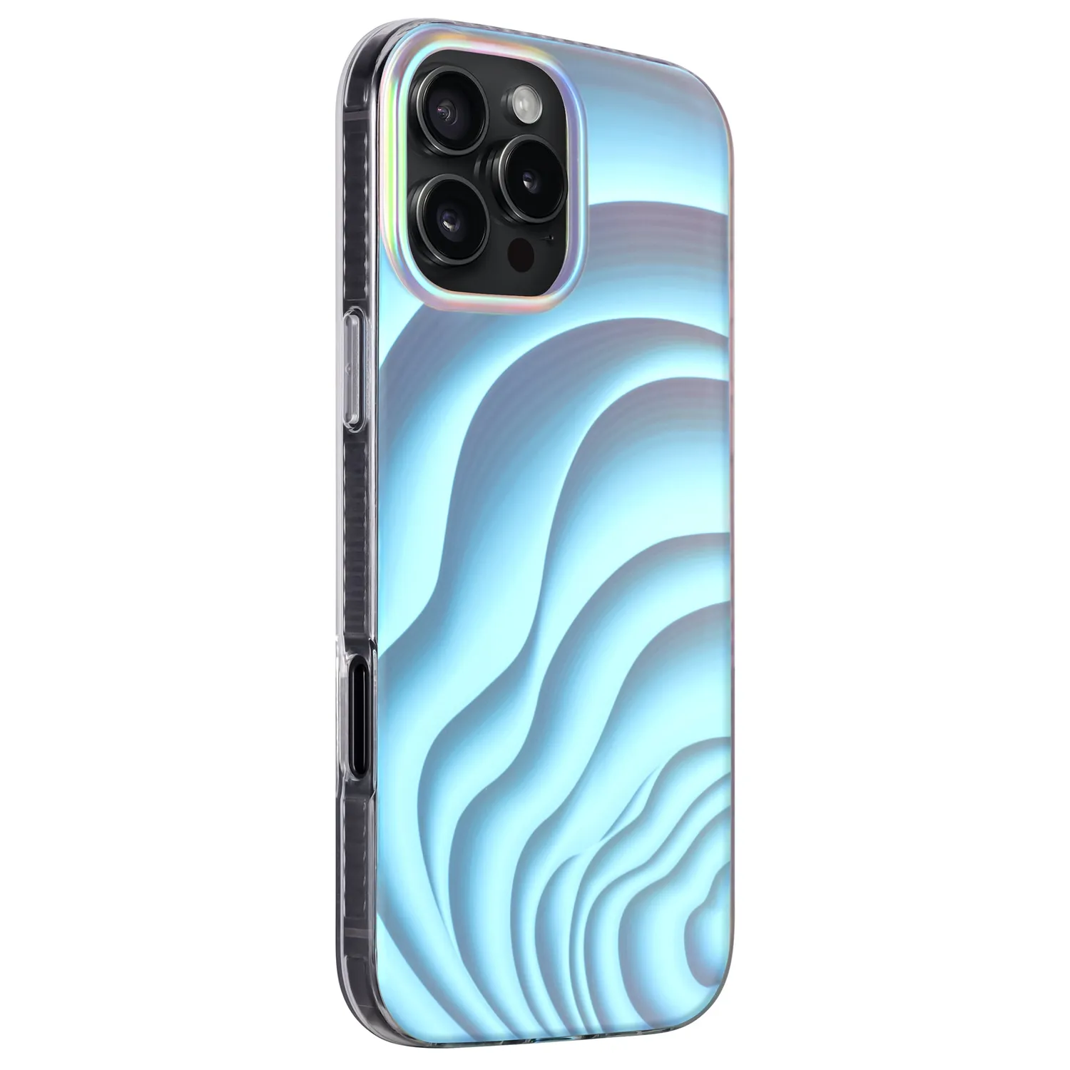 arktis iPhone 16 Pro Max Hülle Pearl Brush Perlmutt
