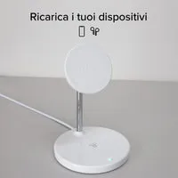 SBS Ladestation 2-in-1 magnetisch 15W für iPhone AirPods
