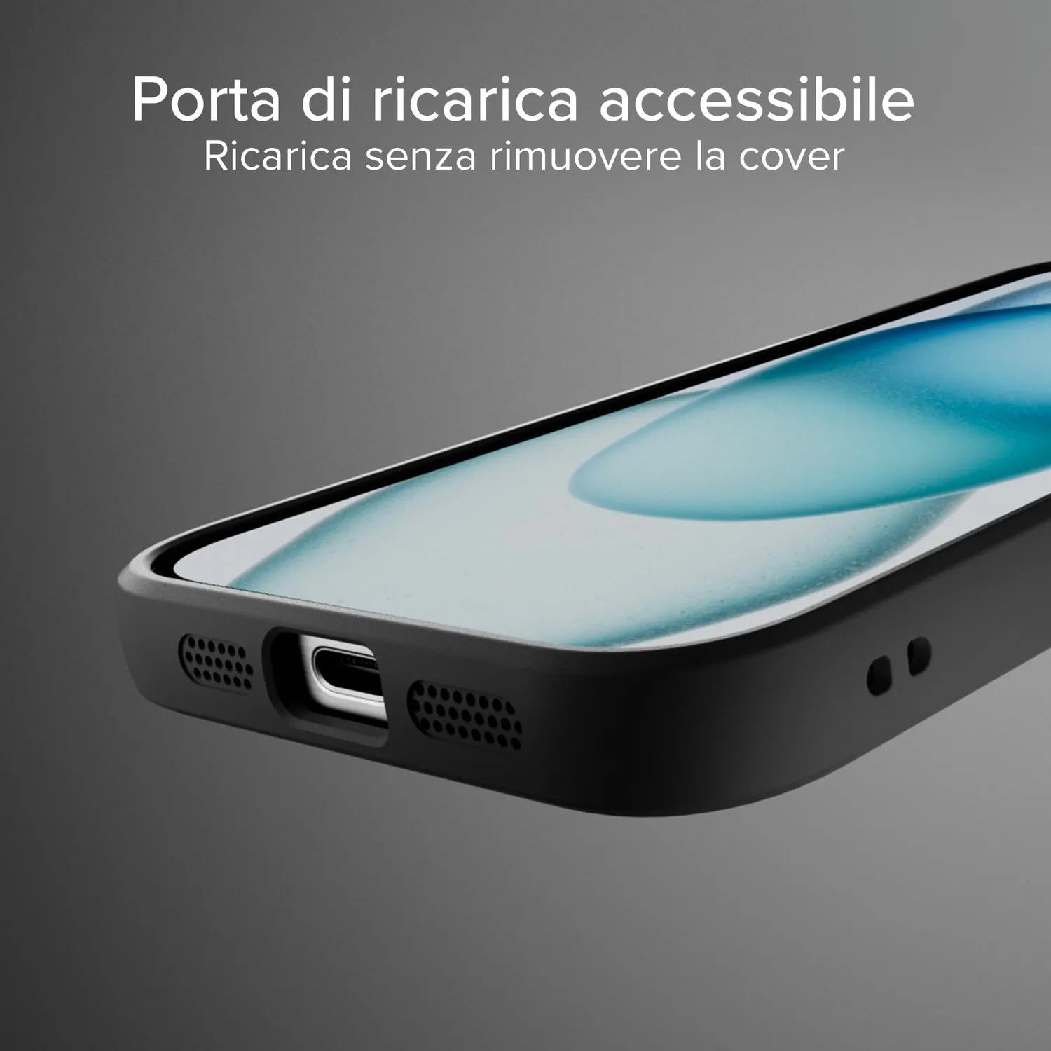 SBS D3O iPhone 15 Pro Max Handyhülle schwarz stoßfest