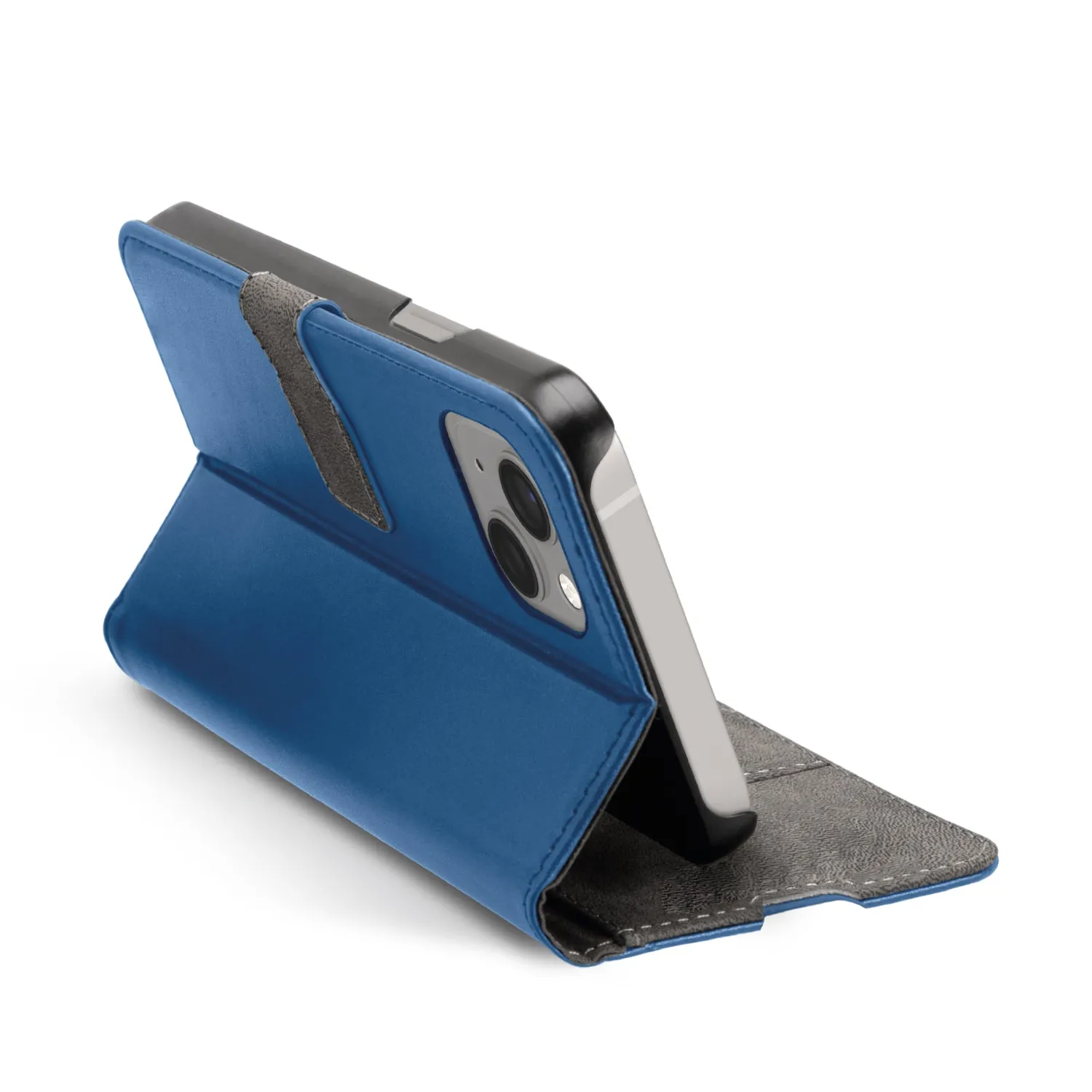 SBS Book Wallet iPhone 14/13 Klapphülle Blau mit Stand