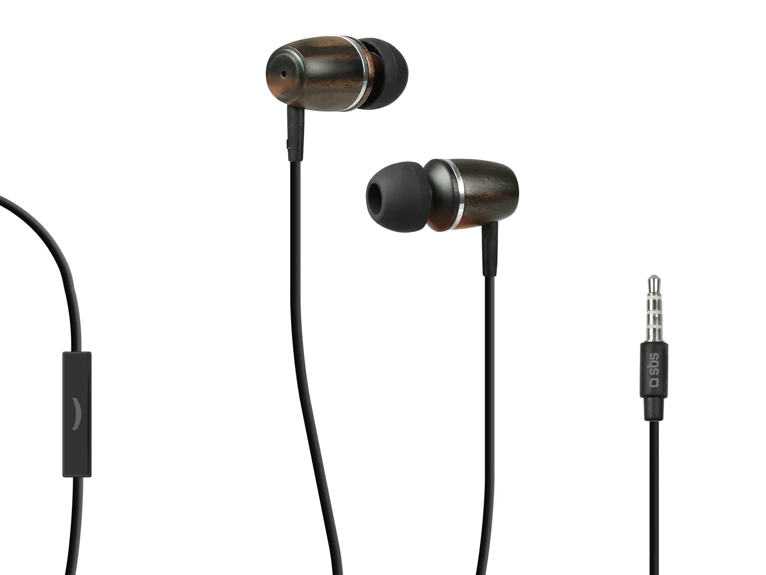 SBS Studio Mix 60 Holzkopfhörer Klinke 1,2 m