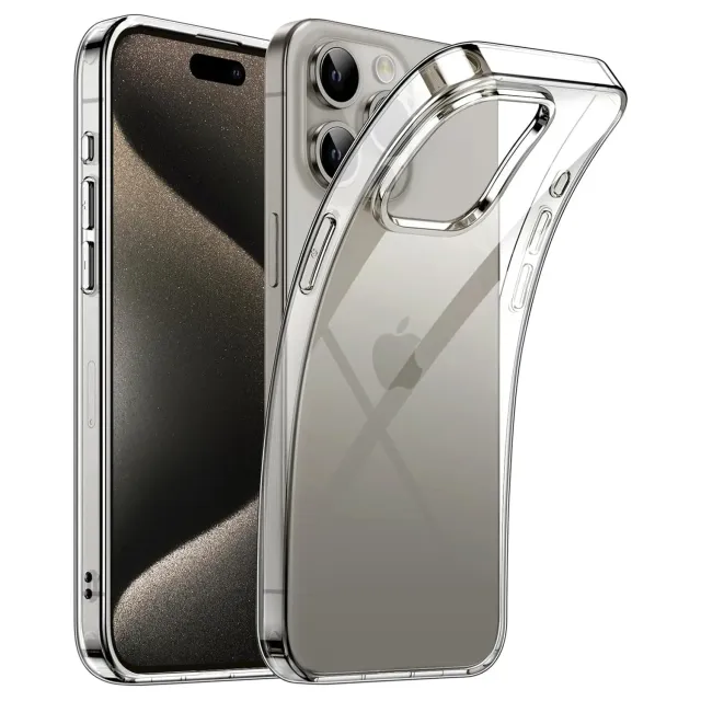 arktis Invisible Air iPhone 15 Pro Hülle transparent dünn