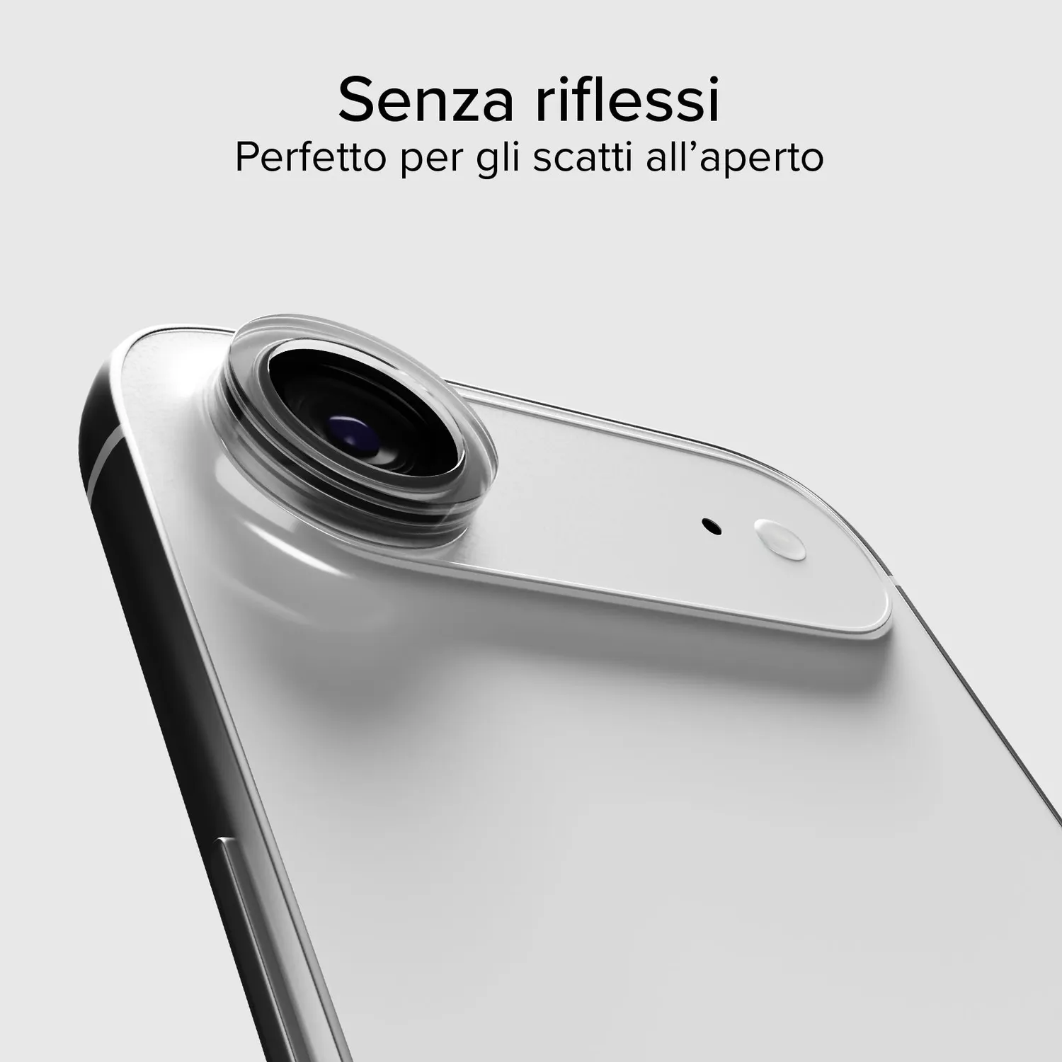 SBS iPhone Air Kameralinsenschutz Glas Transparent Kratzfest