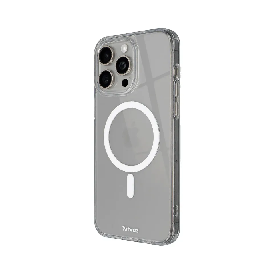 Artwizz ClearClip+Charge 16 Pro Max Hülle transparent