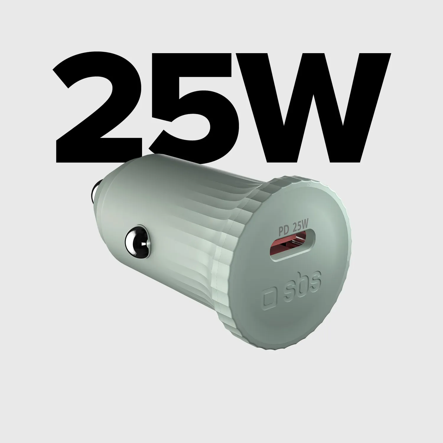 SBS Auto Ladegerät USB-C 25W PD recycelt