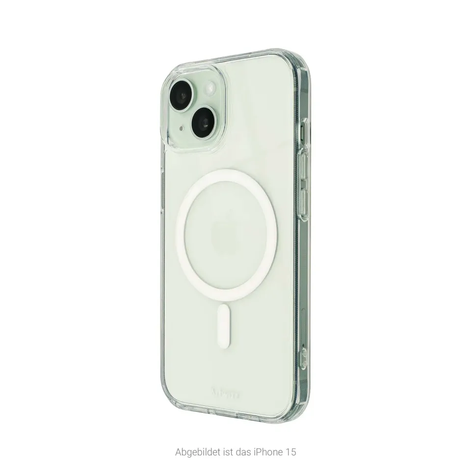 Artwizz ClearClip+Charge iPhone 16 Hülle transparent MagSafe
