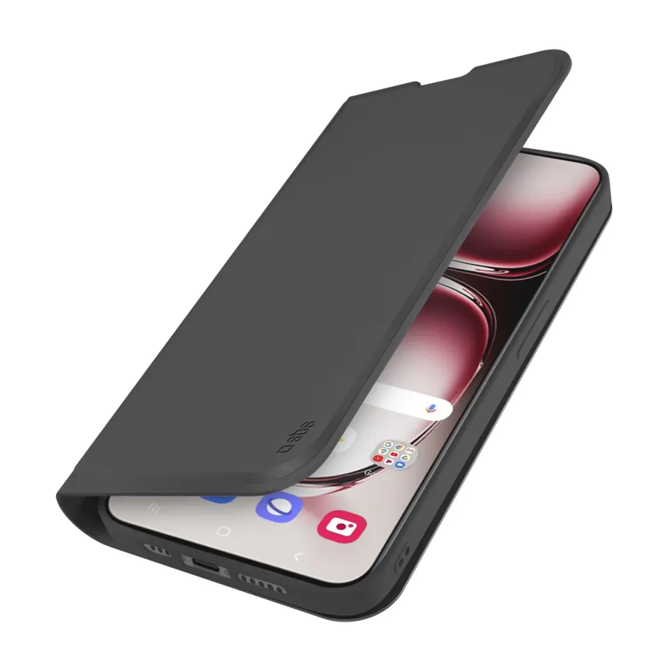 SBS Wallet Smooth Oppo Reno 12 Pro Klapphülle Schwarz