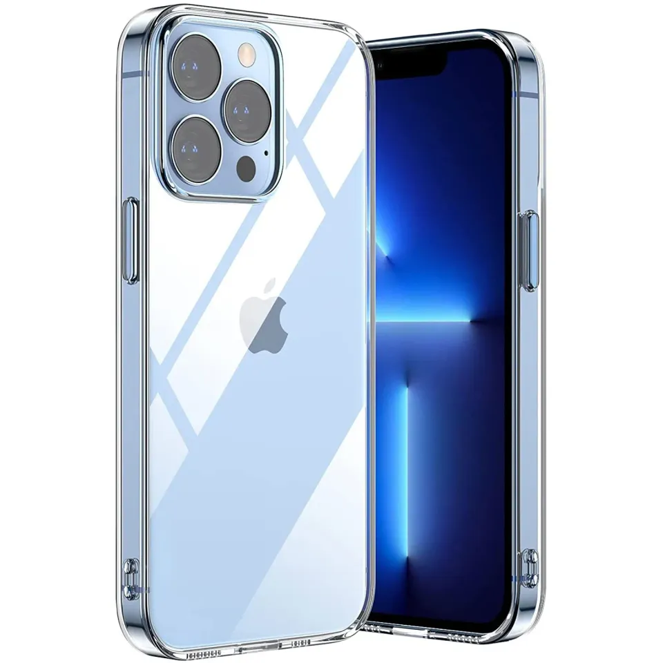 arktis CrystalGlass iPhone 13 Pro Max Hülle Glas transparent