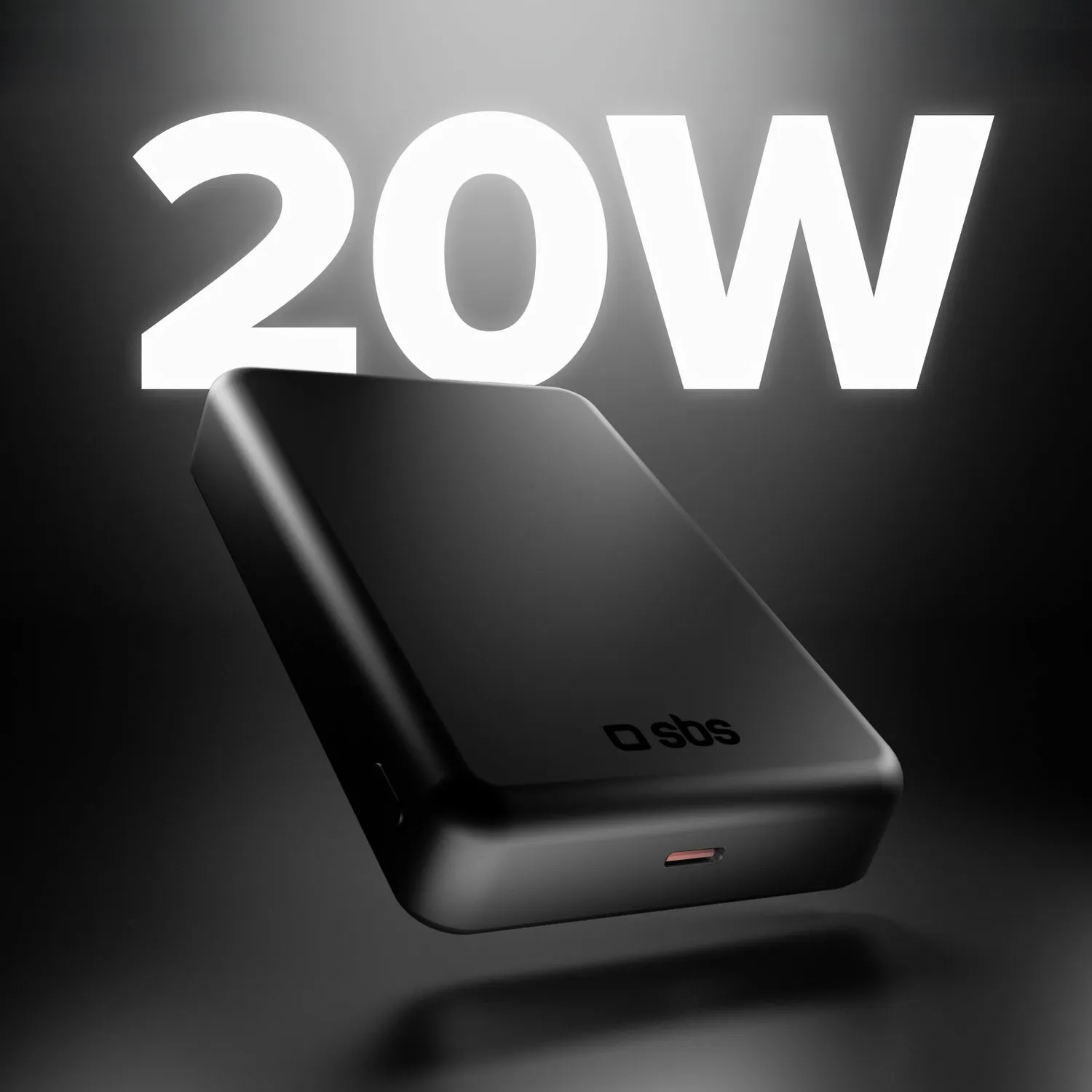 SBS Qi2 Powerbank 10000mAh USB-C magnetisch 15W
