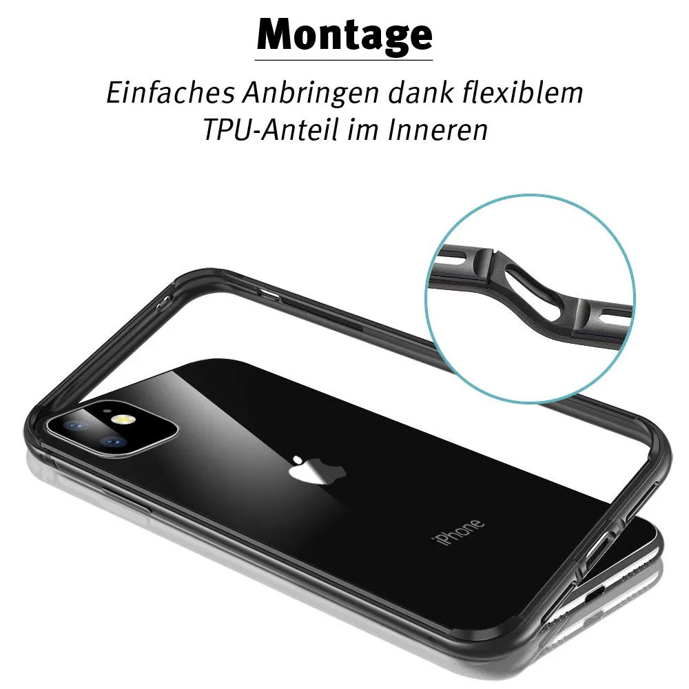 arktis AirZERO iPhone 14 Pro Max Bumper Schwarz Alu