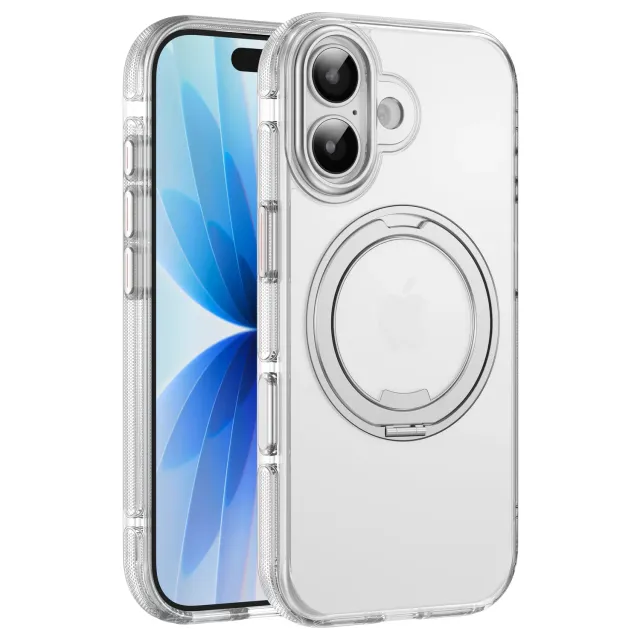 arktis GripCase iPhone 17 Hülle transparent Ring