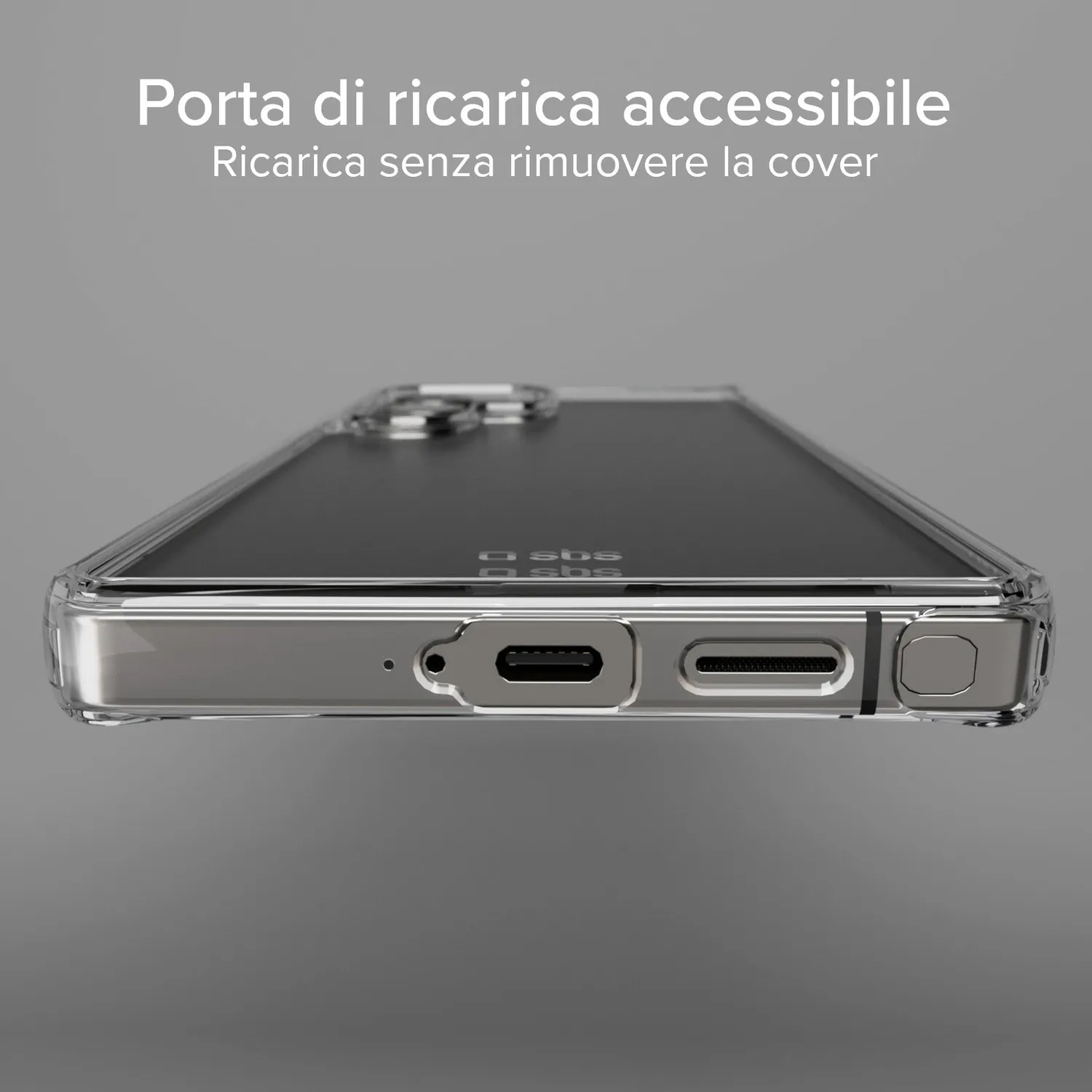 SBS Galaxy S25 Ultra Hülle transparent D3O stoßfest