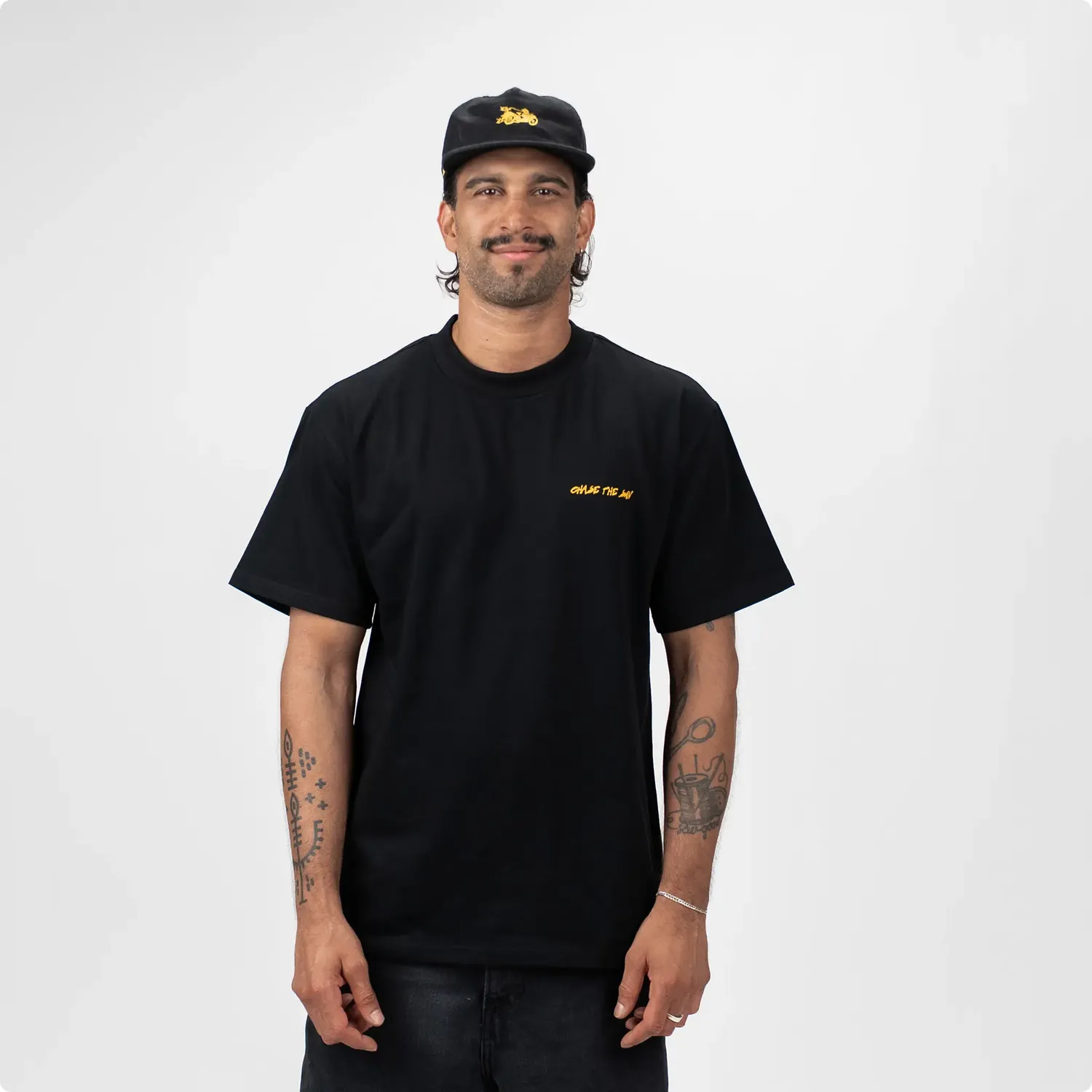 SP Connect Chase the Sun Moto T-Shirt Baumwolle Boxy Fit