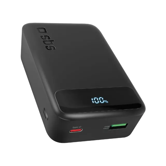 SBS Go Power 20000mAh Powerbank 20W mit Display