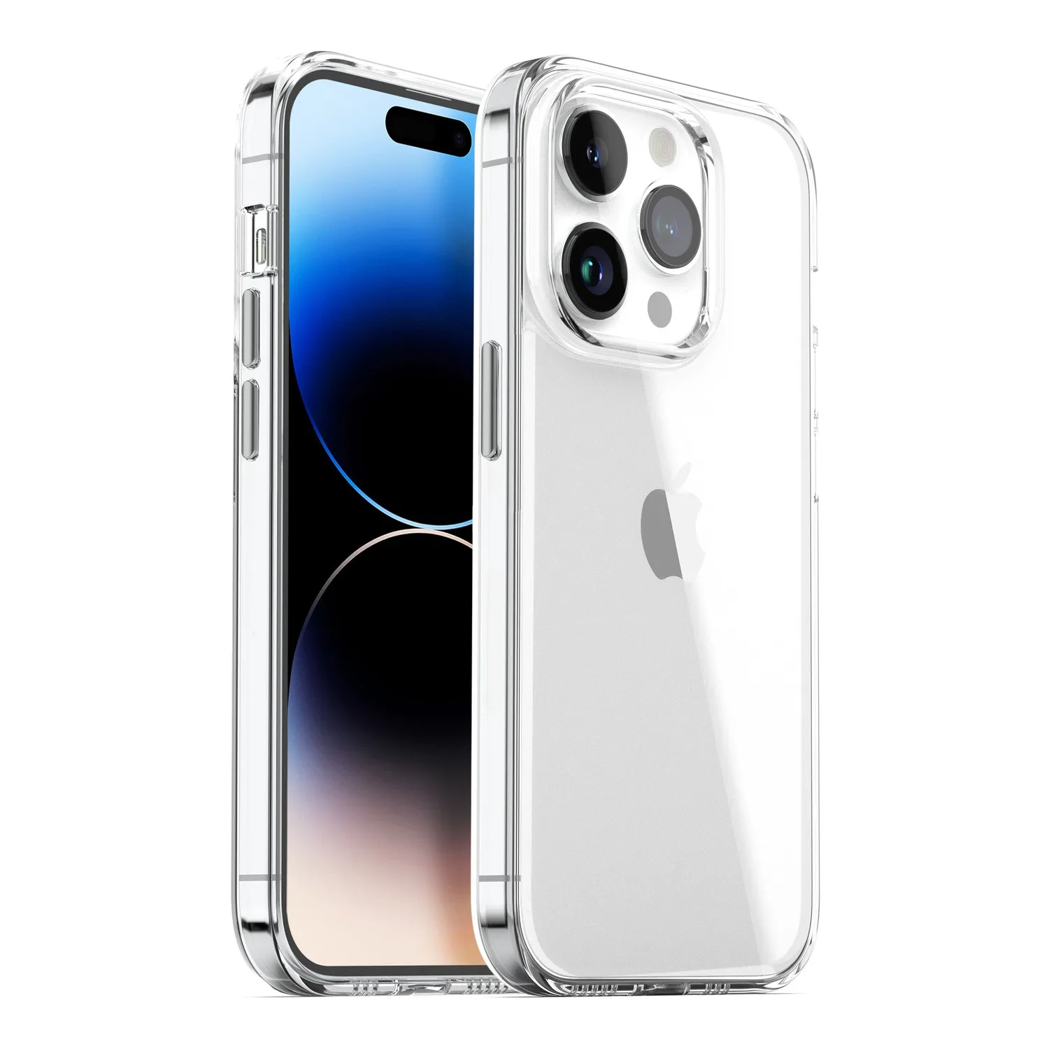 arktis CLEAR iPhone 15 Pro Case transparent Metallbuttons