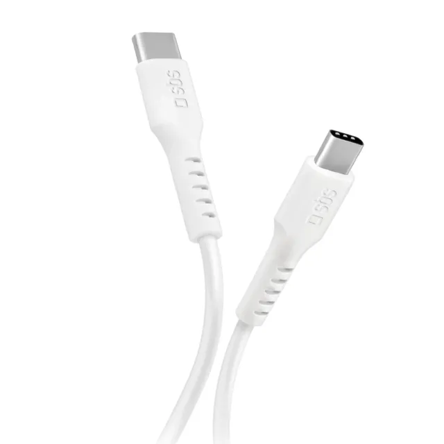SBS USB-C auf USB-C Ladekabel 1 m Schnellladekabel 25W