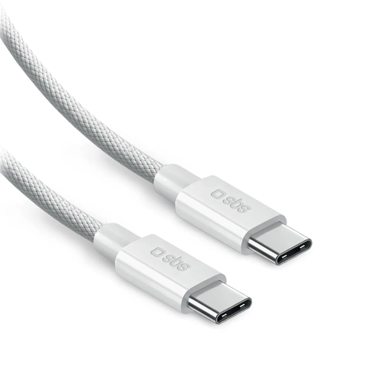 SBS USB-C Kabel 2m 100W grau Nylon schnell