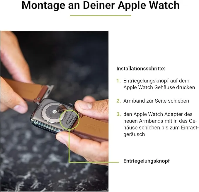 Artwizz Apple Watch Adapter Edelstahl 20mm 22mm