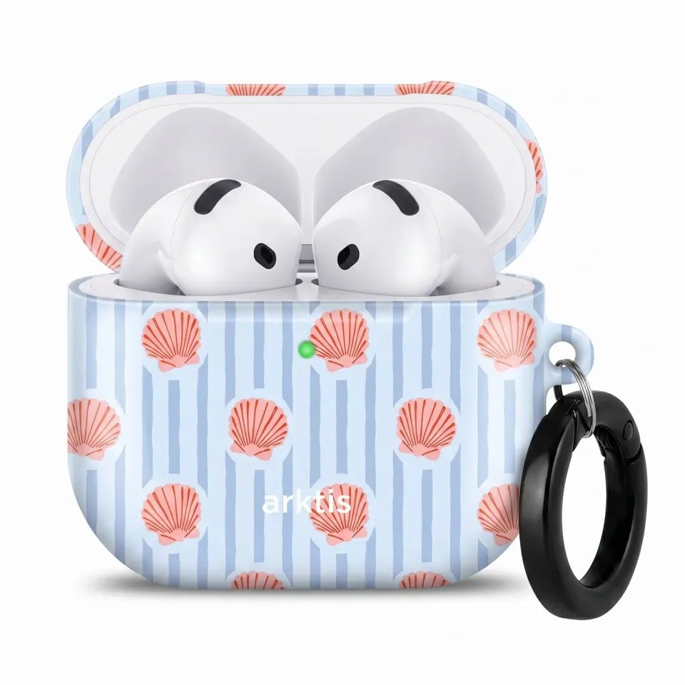 arktis Seashell AirPods 4 Hülle mit Print wireless