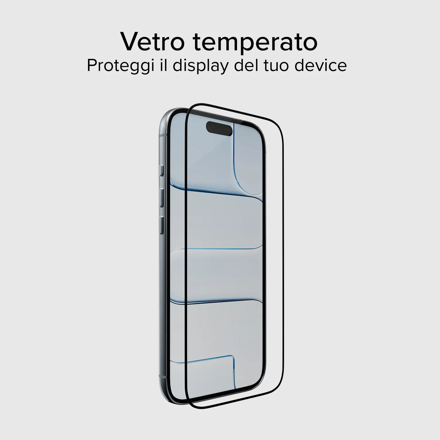 SBS iPhone Air Panzerglas Full Cover schwarz stoßfest