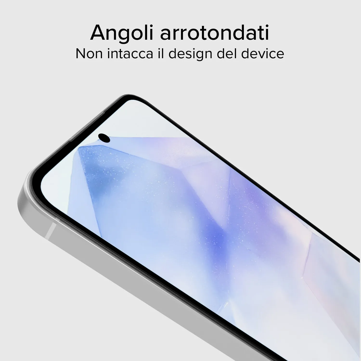 SBS Full Cover Galaxy A35/A55 Panzerglas schwarz