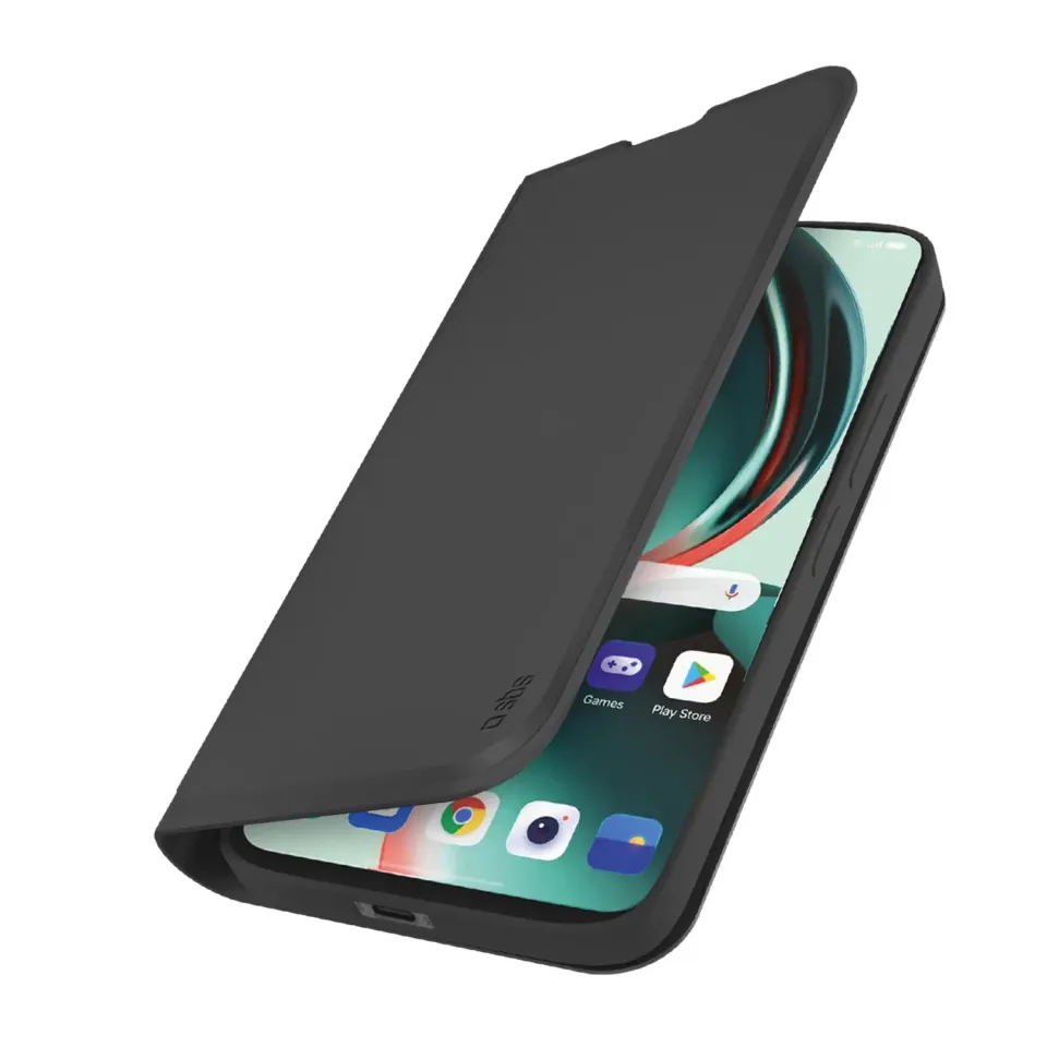 SBS Wallet Smooth OnePlus Nord CE 3 Hülle Schwarz Soft-Touch