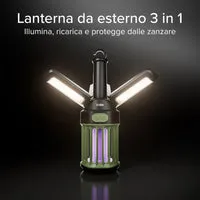 SBS Wild Gear Outdoor-Laterne 3000 mAh Mückenschutz