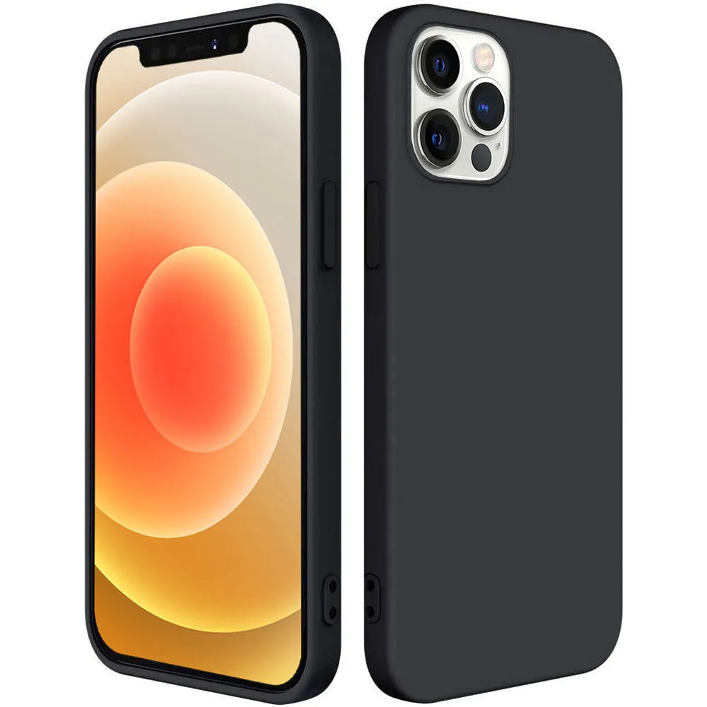 arktis Silikon iPhone 13 Pro Hülle MagSafe schwarz