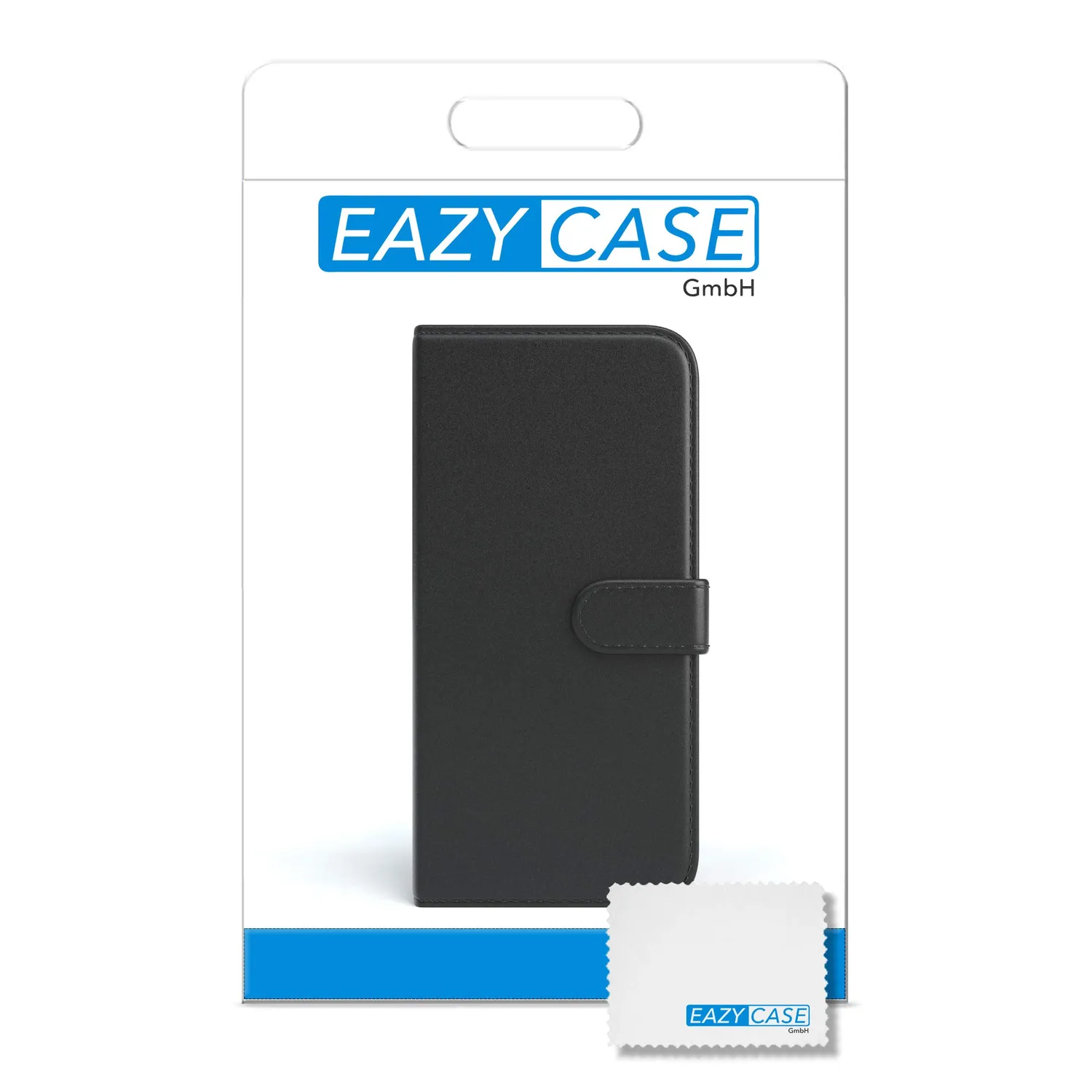 EAZY CASE Book Huawei Y6 2018 Klapphülle Schwarz Kartenfach