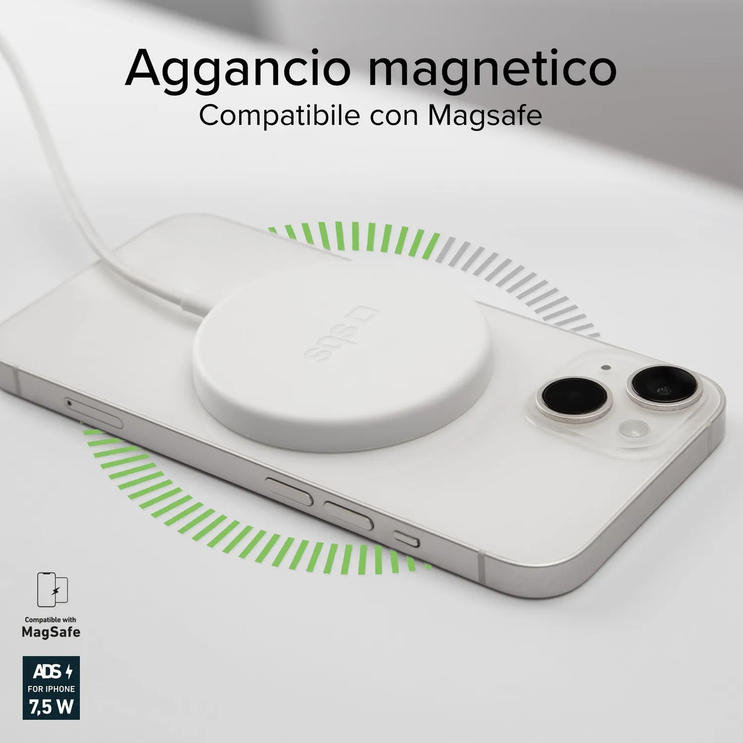 SBS Wireless Charger 15W Pad magnetisch MagSafe