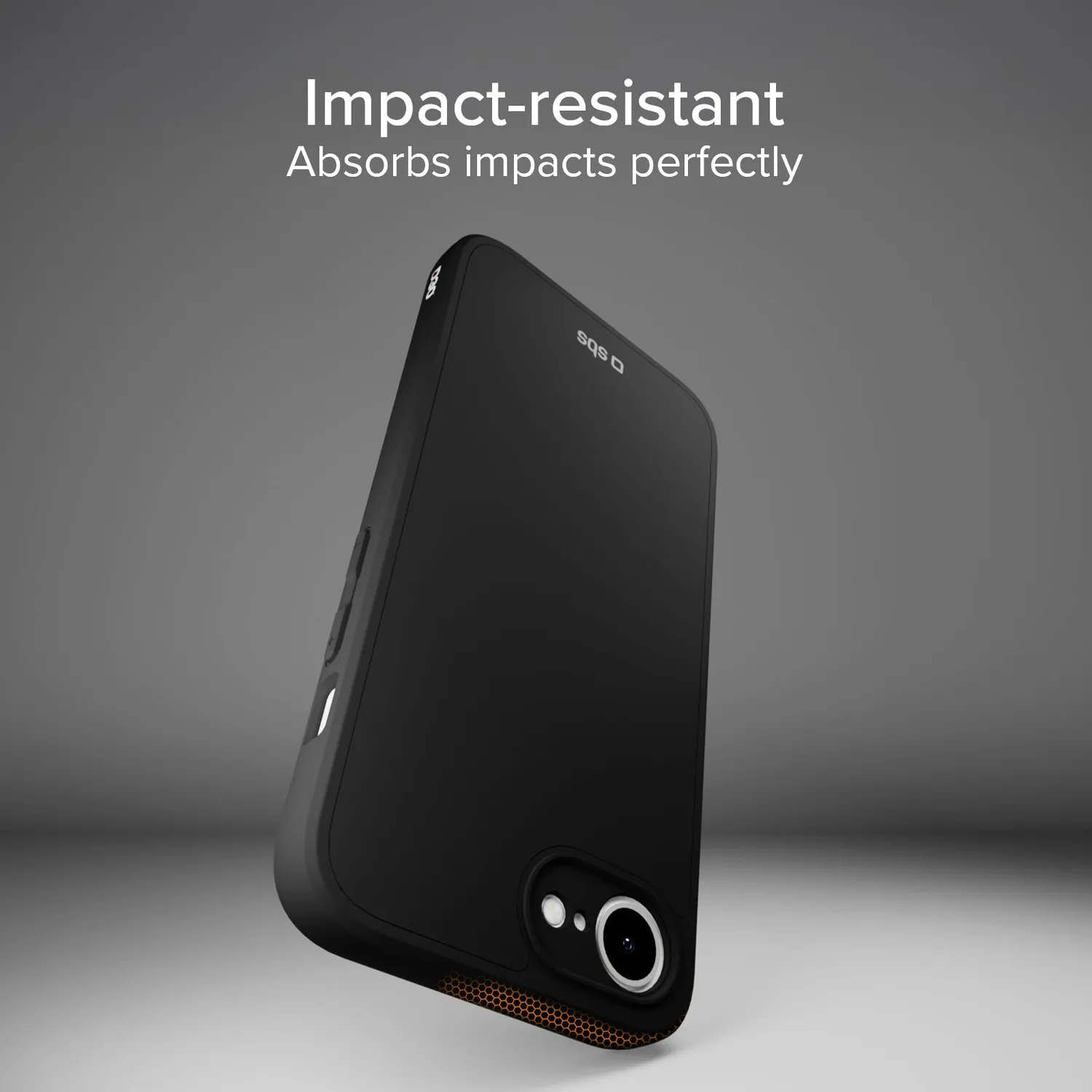 SBS D3O Handyhülle iPhone 16e Schwarz stoßfest