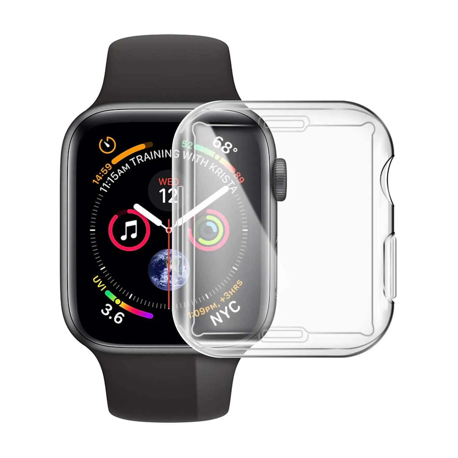 arktis 360 Fullbody Apple Watch Hülle transparent