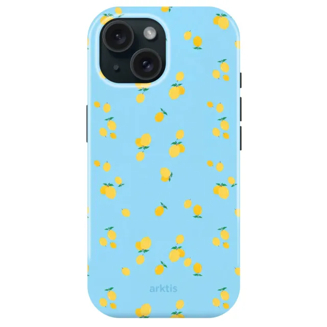 arktis iPhone 15 Hülle Summer Lemon MagSafe Print