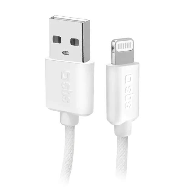 SBS USB-A Lightning Kabel 1,5 m Textil