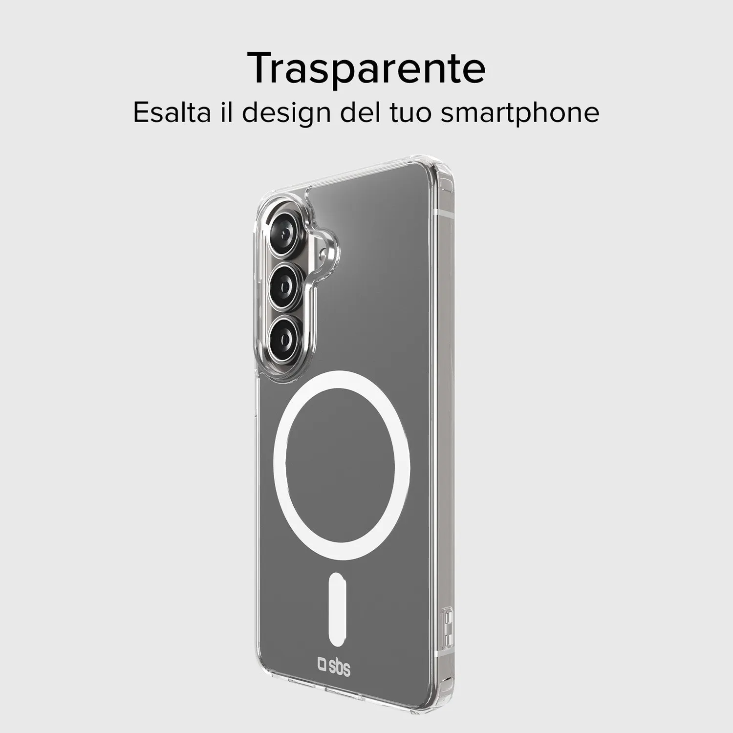 SBS Magnet Hülle Samsung S26+ transparent wireless