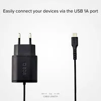 SBS 10W Reise Ladegerät USB-C 3.1A EU