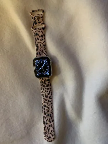 arktis Leopard Apple Watch Armband Silikon Leo