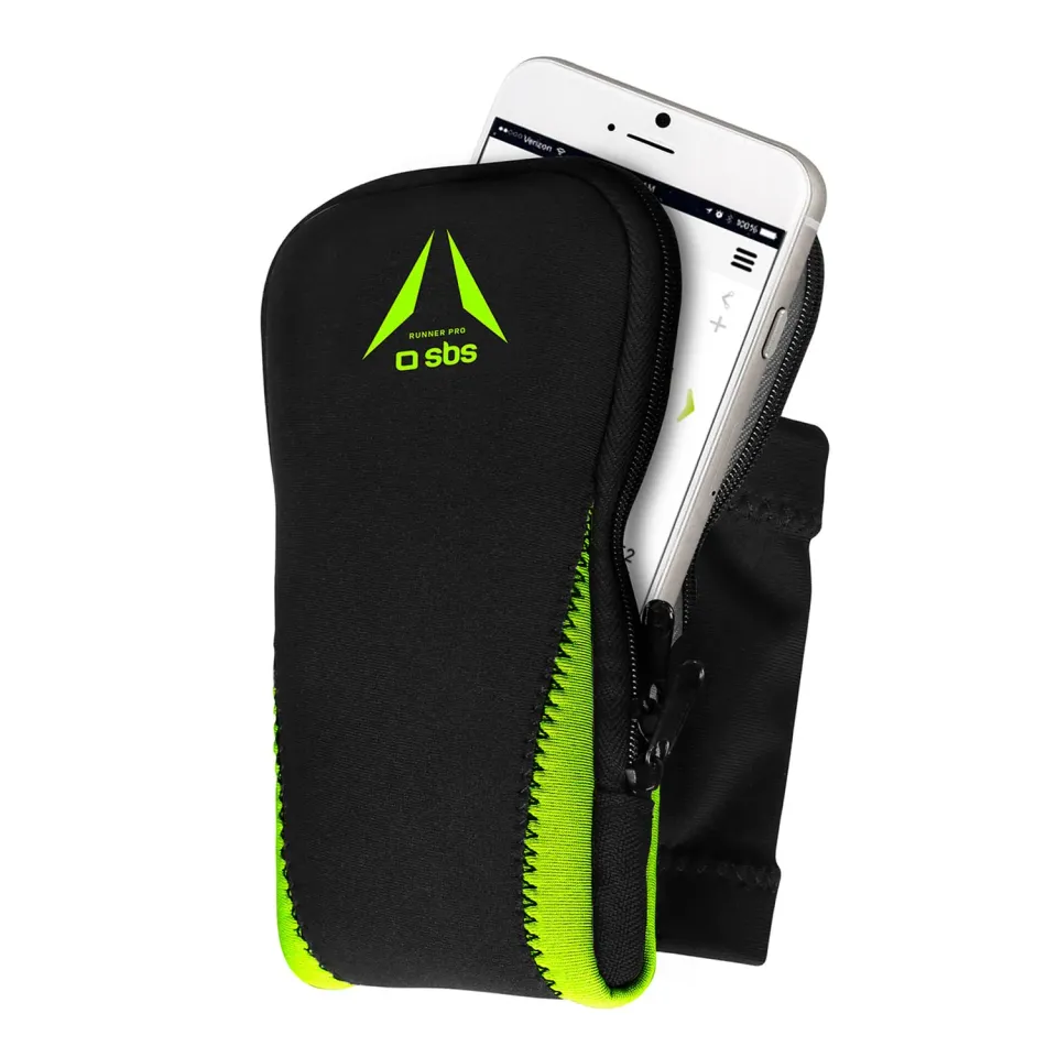 SBS Sportarmband Smartphone bis 5,7 Zoll schwarz-gelb