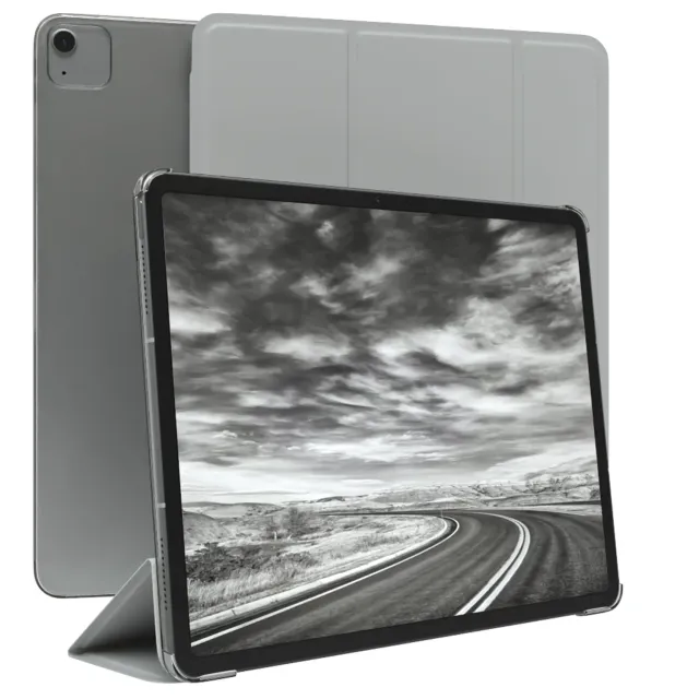 EAZY CASE iPad Air 6 12,9 Zoll Hülle Grau Smartcover