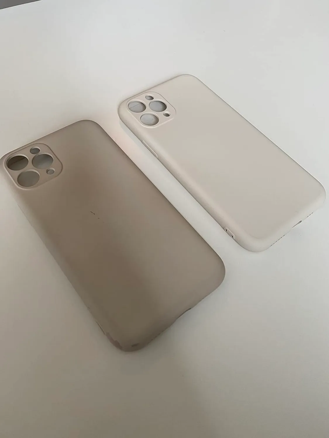 EAZY CASE Silikonhülle iPhone 11 Alt Rosa matt dünn