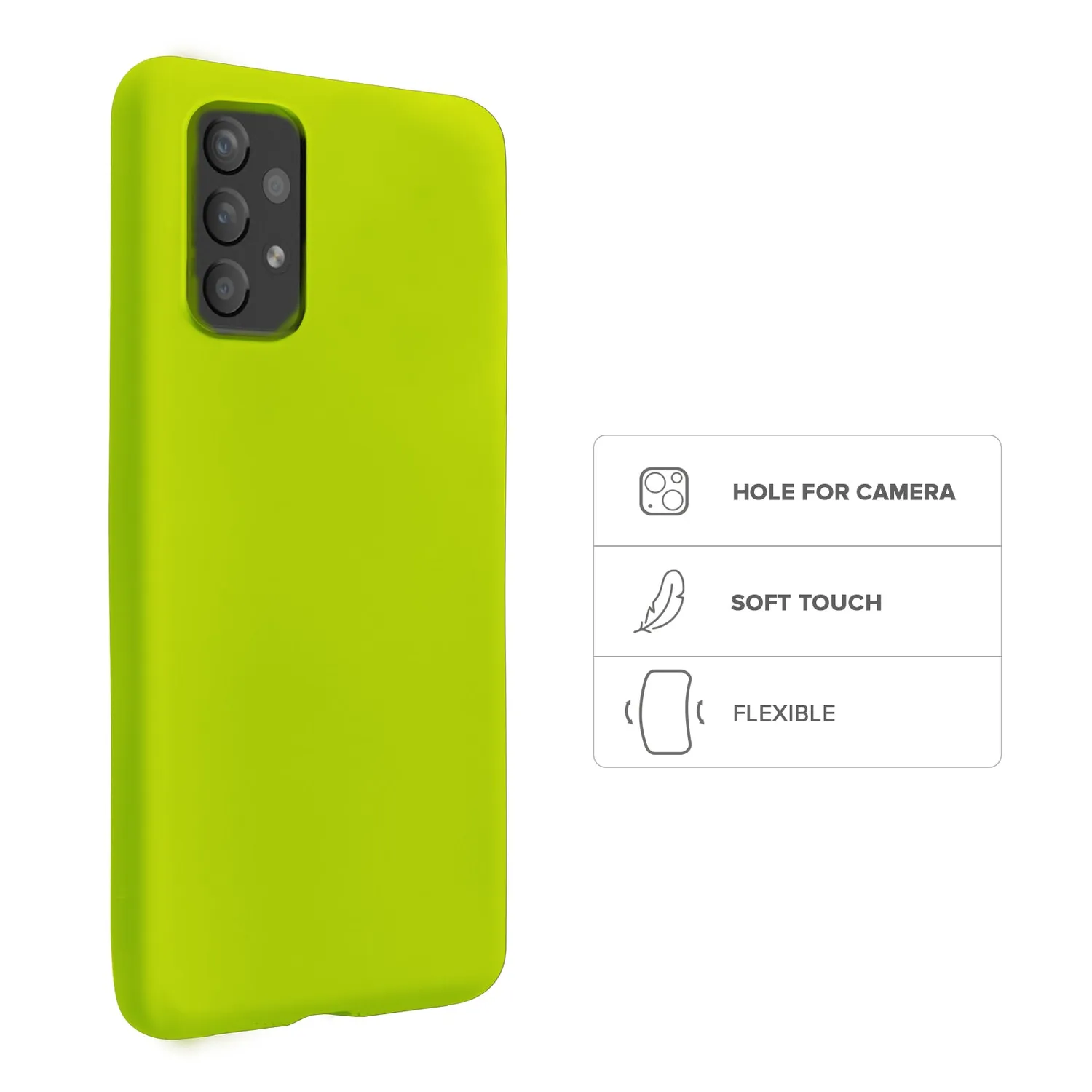 SBS Rainbow Handyhülle Samsung Galaxy A53 Acid Green