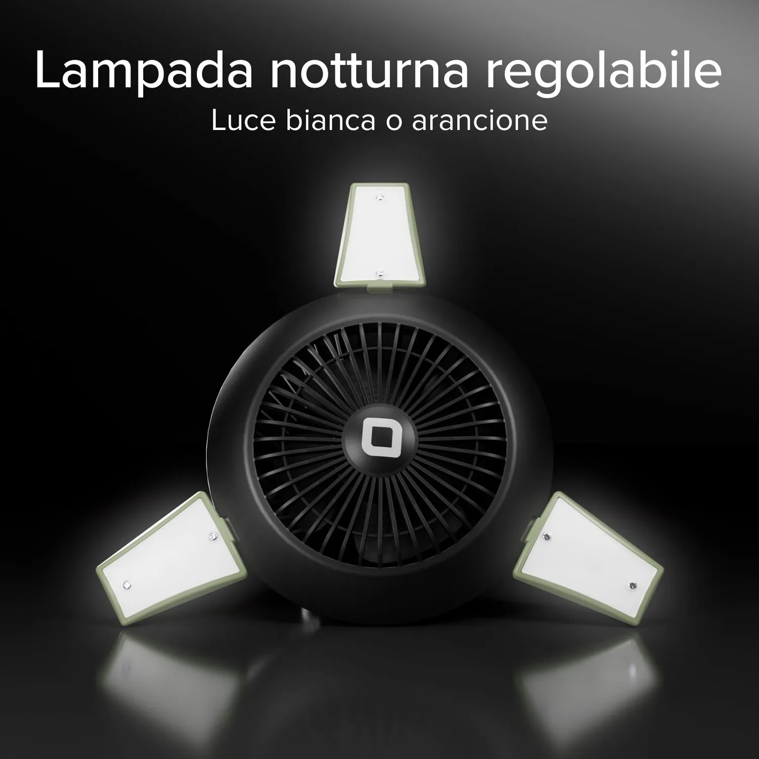 SBS Wild Gear Camping-Ventilator Powerbank 4000mAh Solar Licht