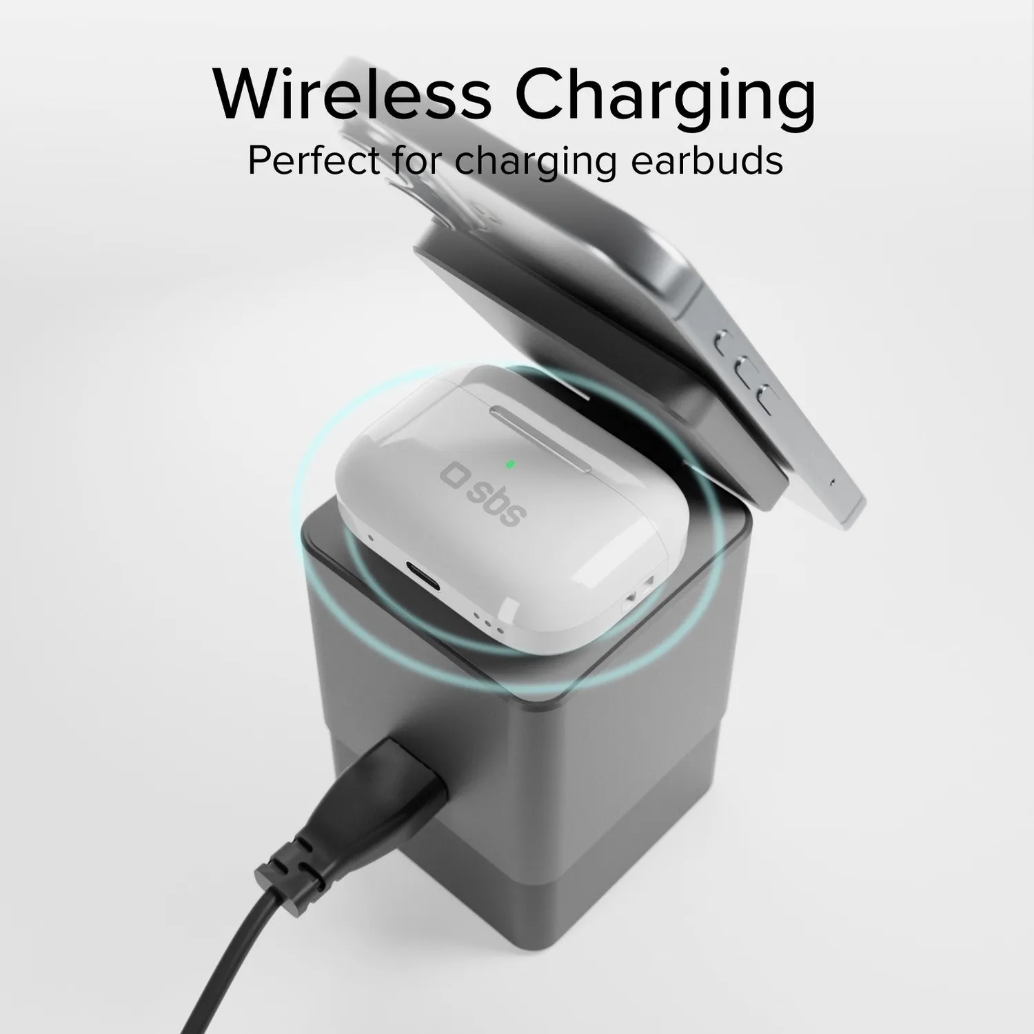 SBS Power Dock Ladestation 6in1 100W MagSafe schwarz