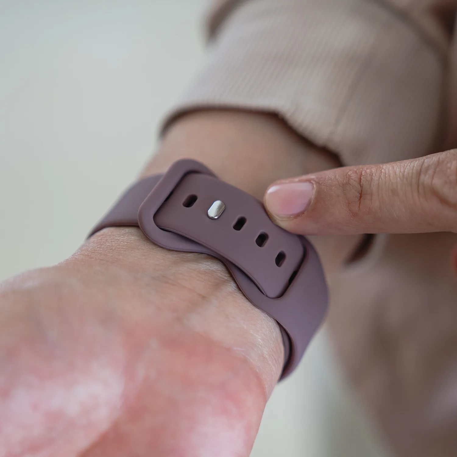 arktisband Sport Silikonarmband Apple Watch schweißfest