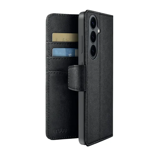 SBS Wallet Classic Mag Handyhülle Samsung S26 Schwarz Magnet