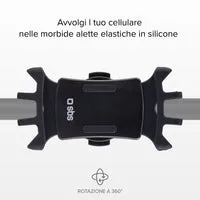 SBS Handyhalterung Fahrrad Roller 360° 6,5 Zoll
